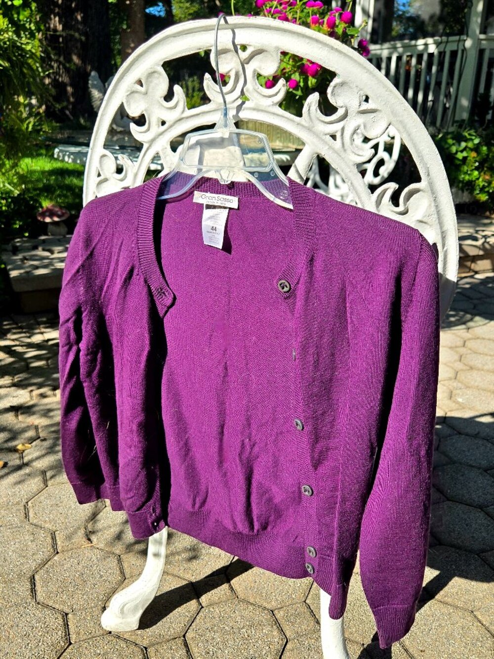Wool cardigan